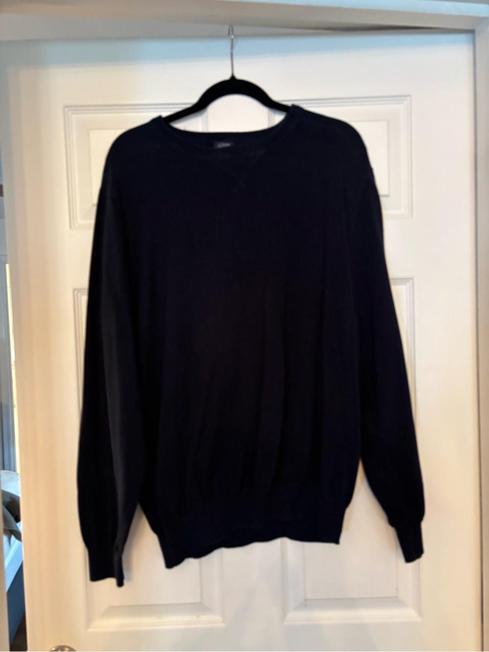 J. Crew Black Crewneck Sweater